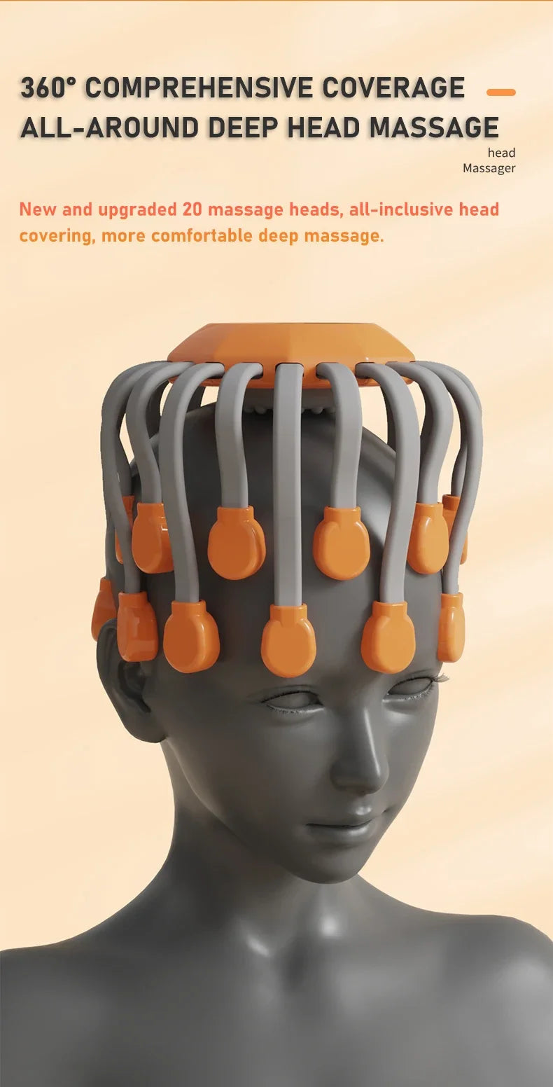 Octopus 20 Head Massager - Pain Reliefer