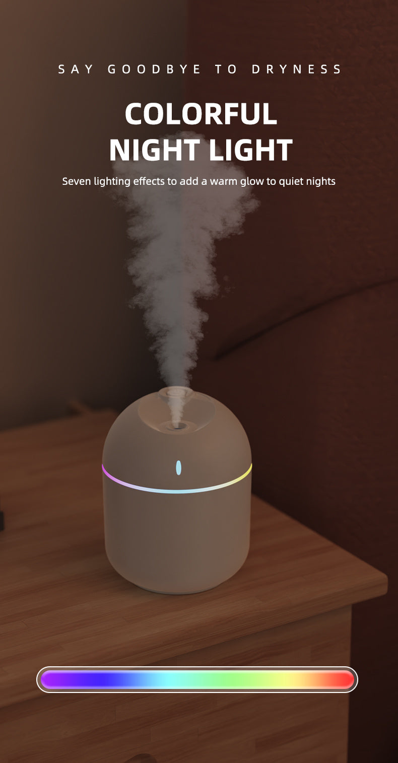 Air Humidifier Stylish LED Night Light