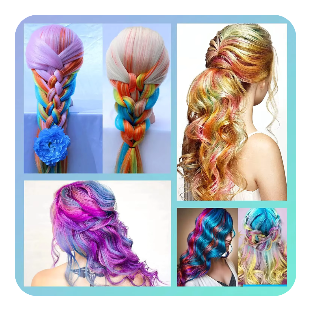 Multi Color Hair Chalk Combo