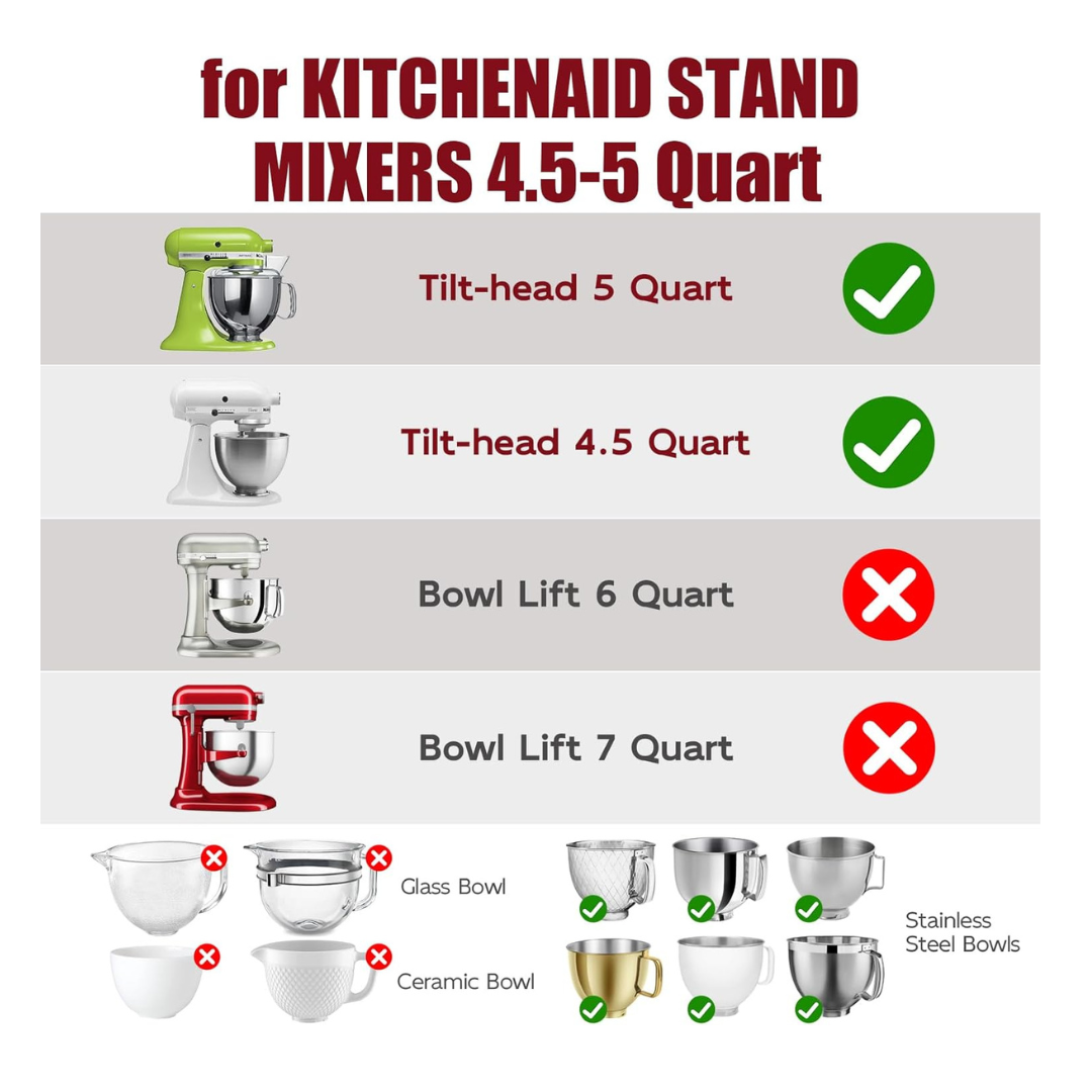 Silicone Bowl Liners for 5 Qt Kitchen