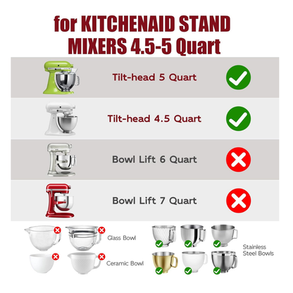 Silicone Bowl Liners for 5 Qt Kitchen