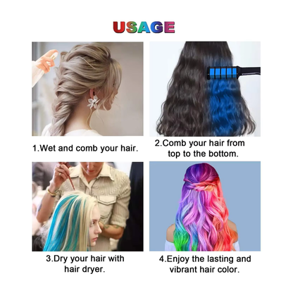 Multi Color Hair Chalk Combo