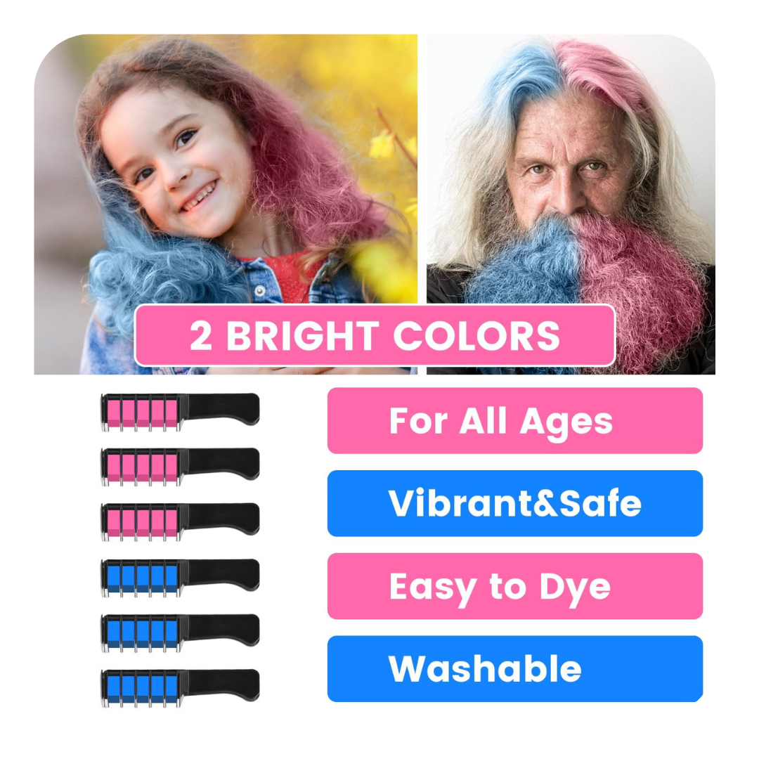 Multi Color Hair Chalk Combo