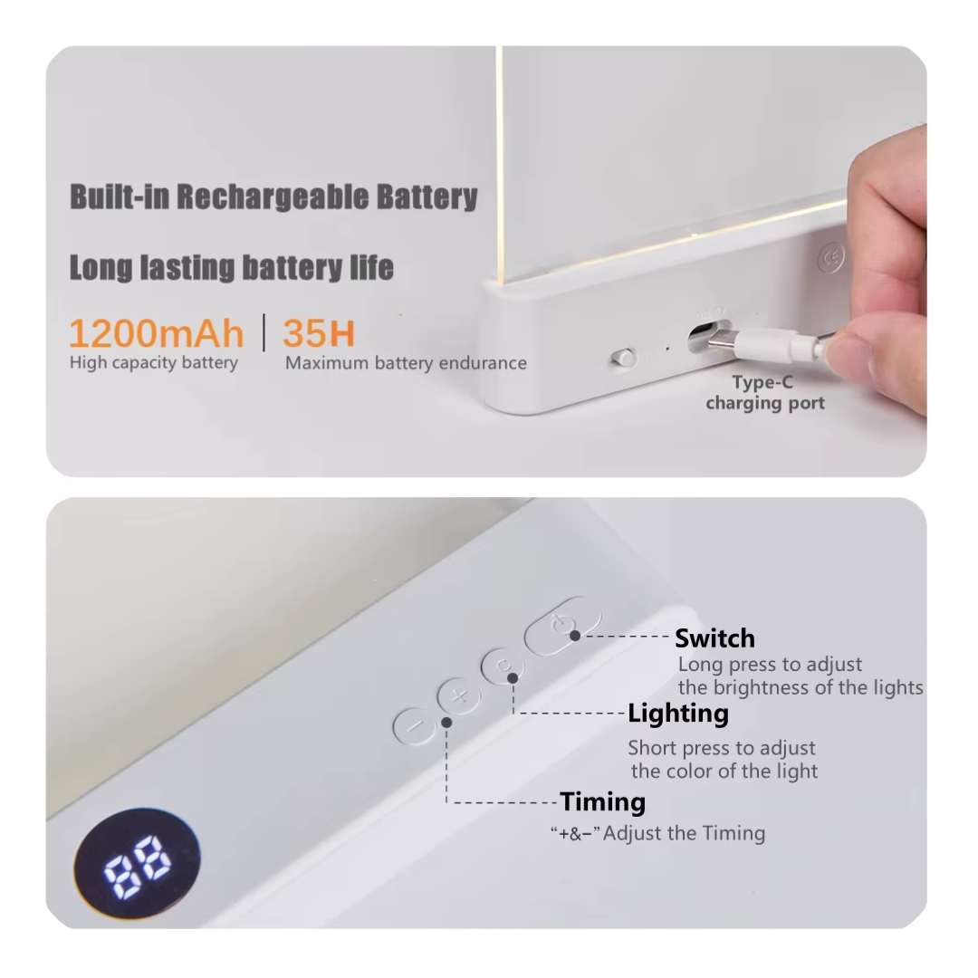Night Vision Books Reading Light