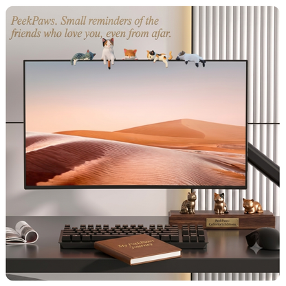 PeekPaws™ – Mini Cat Deskmate