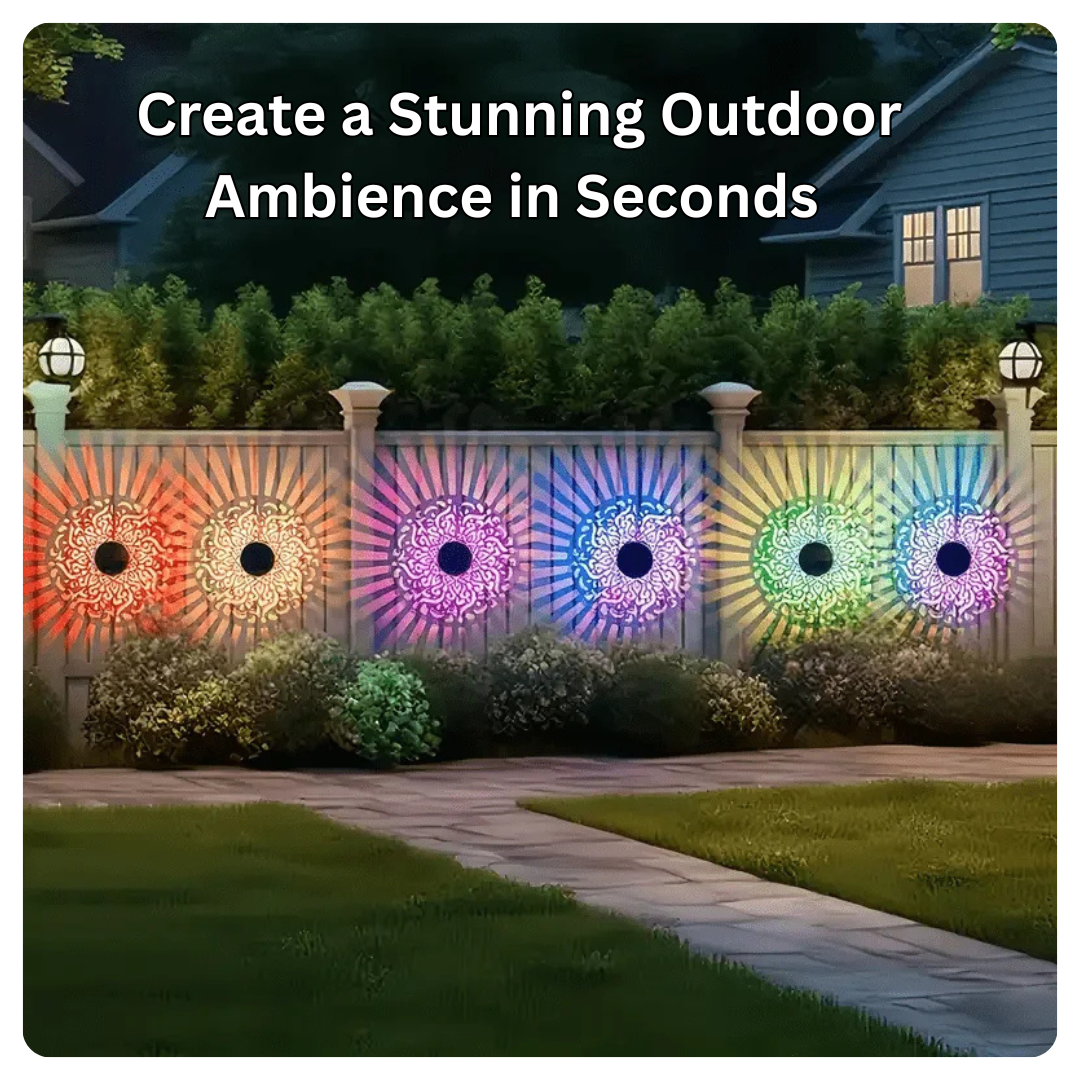 MoonPetal™ Solar Mandala Light