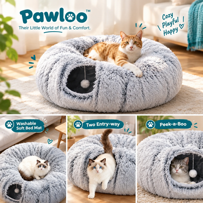 Pawloo™ Cozy Tunnel Bed