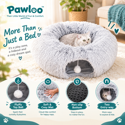 Pawloo™ Cozy Tunnel Bed