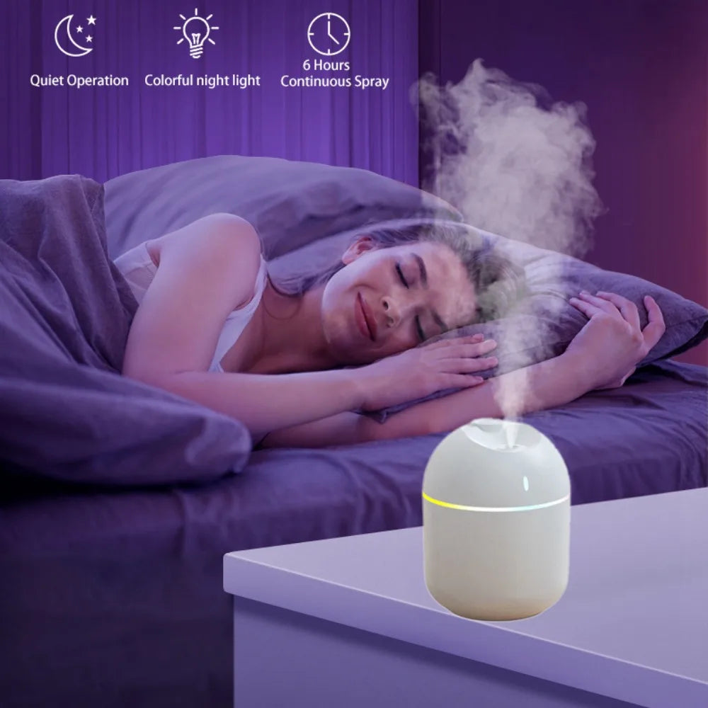 Air Humidifier Stylish LED Night Light