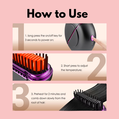 Hair Straightener Comb